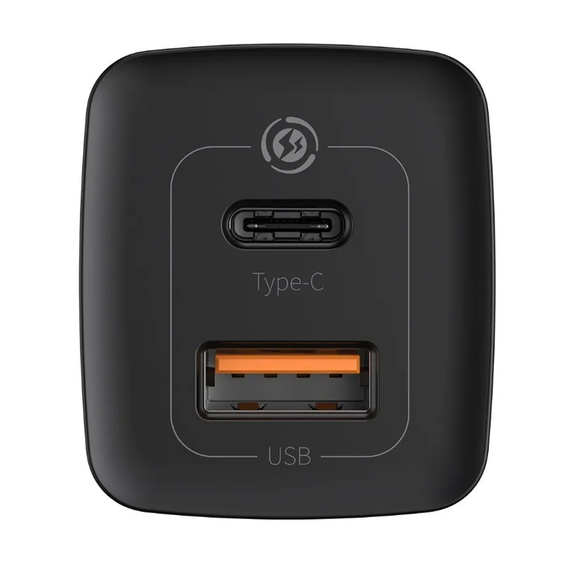 Сетевое зарядное устройство Baseus GaN Lite C+U  65 Вт - 3