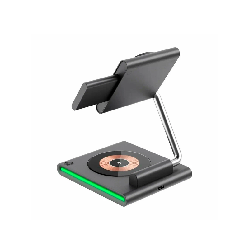 Беспроводное зарядное устройство WIWU Geek 3in1 15 Вт - 2