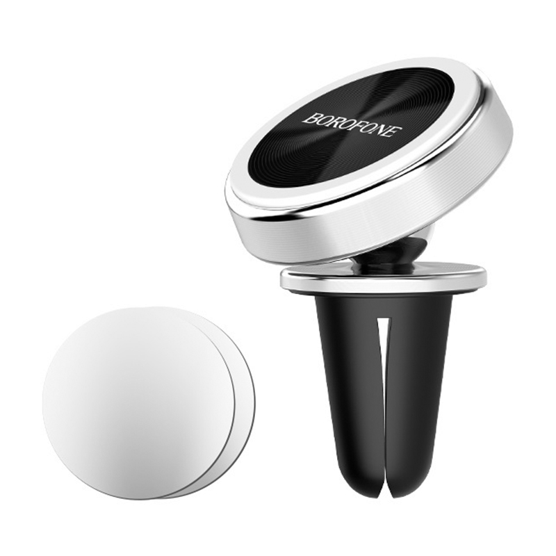 Автомобильный держатель магнитный Borofone BH6 Platinum (зажим) - 3