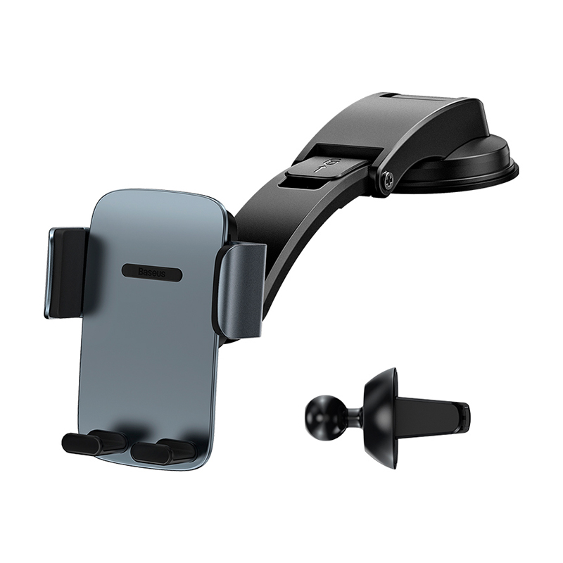 Автомобильный держатель Baseus Easy Control Pro Clamp (присоска, зажим) - 5