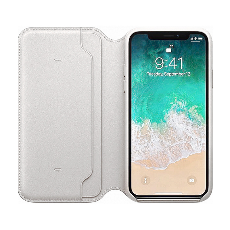 Чехол-книжка Apple Leather Folio для Apple iPhone X - 2