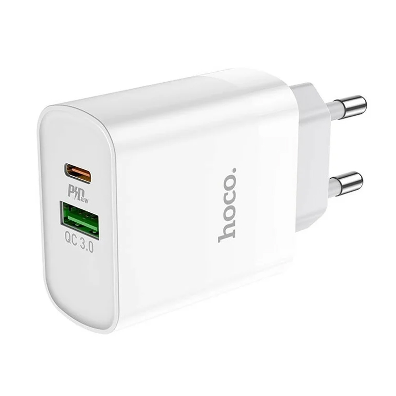 Сетевое зарядное устройство Hoco C80A 18 Вт, белый - 2