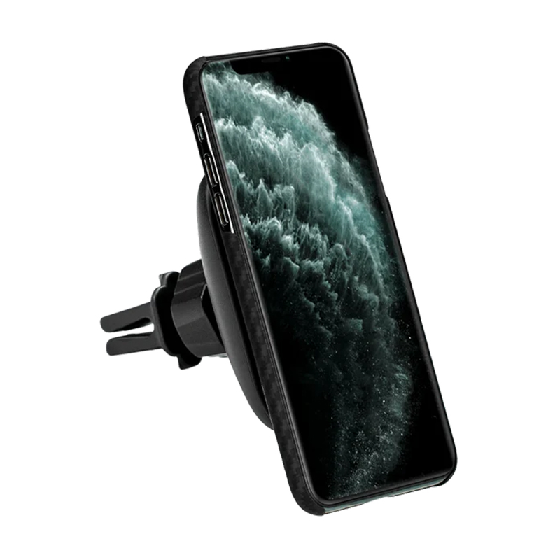 Автомобильный держатель магнитный Pitaka MagEZ Mount (зажим), чёрный - 5