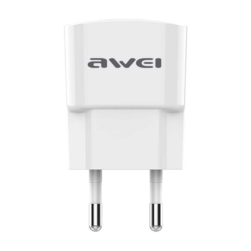 Сетевое зарядное устройство + кабель Lightning Awei С-832 10 Вт, белый - 1