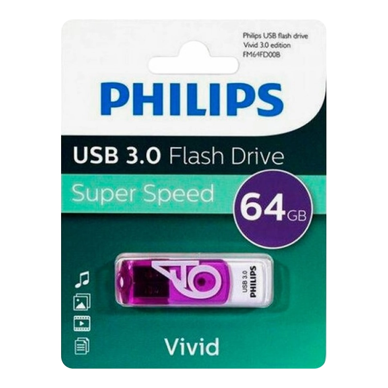 USB-флешка Philips VIVID 3.0 64 ГБ - 2