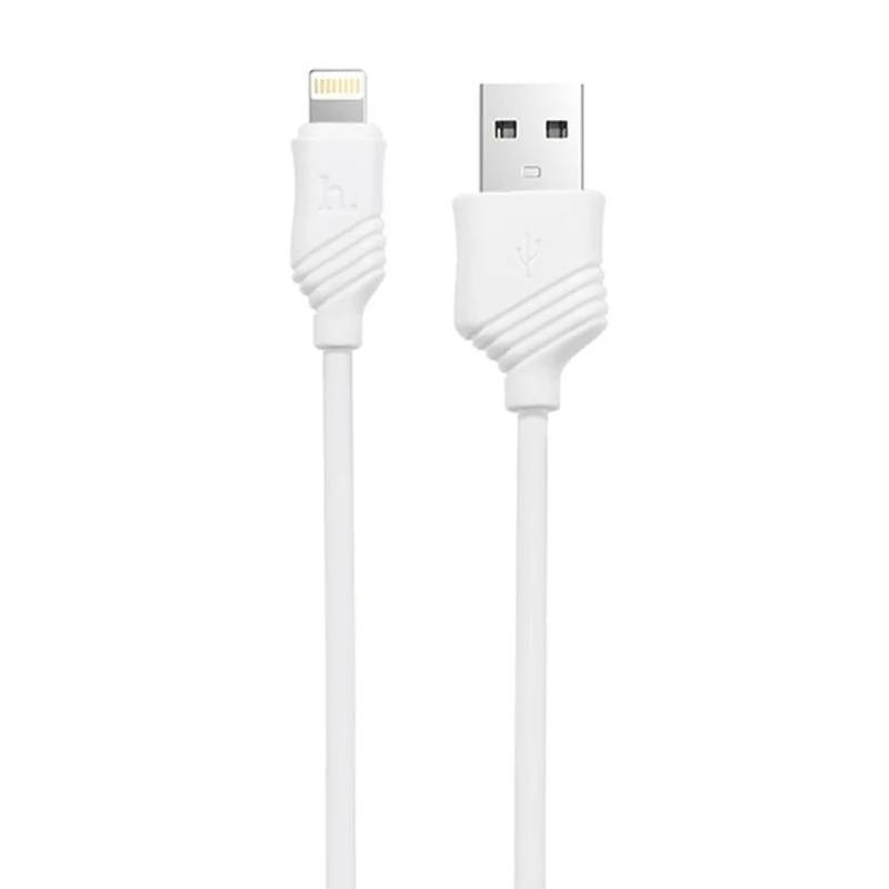 Сетевое зарядное устройство + кабель Lightning Hoco C11 5 Вт, белый - 3