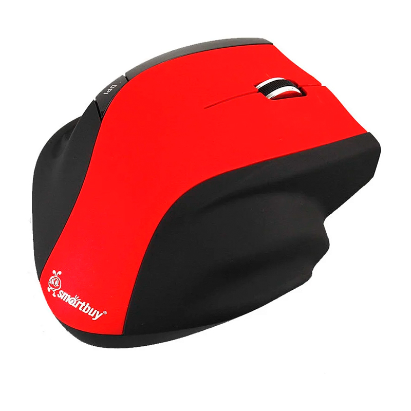 Мышь беспроводная SmartBuy SBM-613AG-RK, чёрный с красным - 3