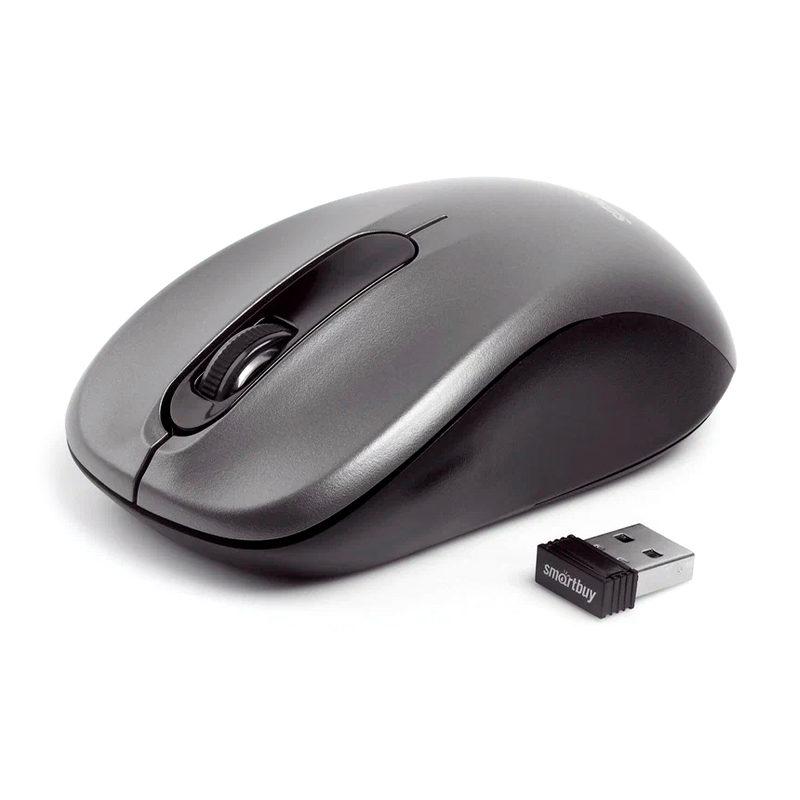 Мышь беспроводная SmartBuy One SBM-378AG-G, серый - 2