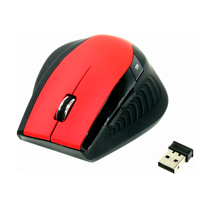 Мышь беспроводная SmartBuy SBM-613AG-RK, чёрный с красным - 2
