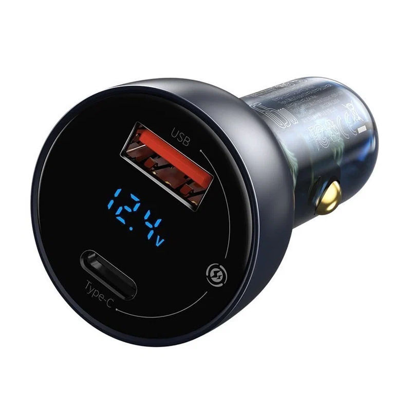 Автомобильное зарядное устройство Baseus Particular Digital Display 65 Вт - 3
