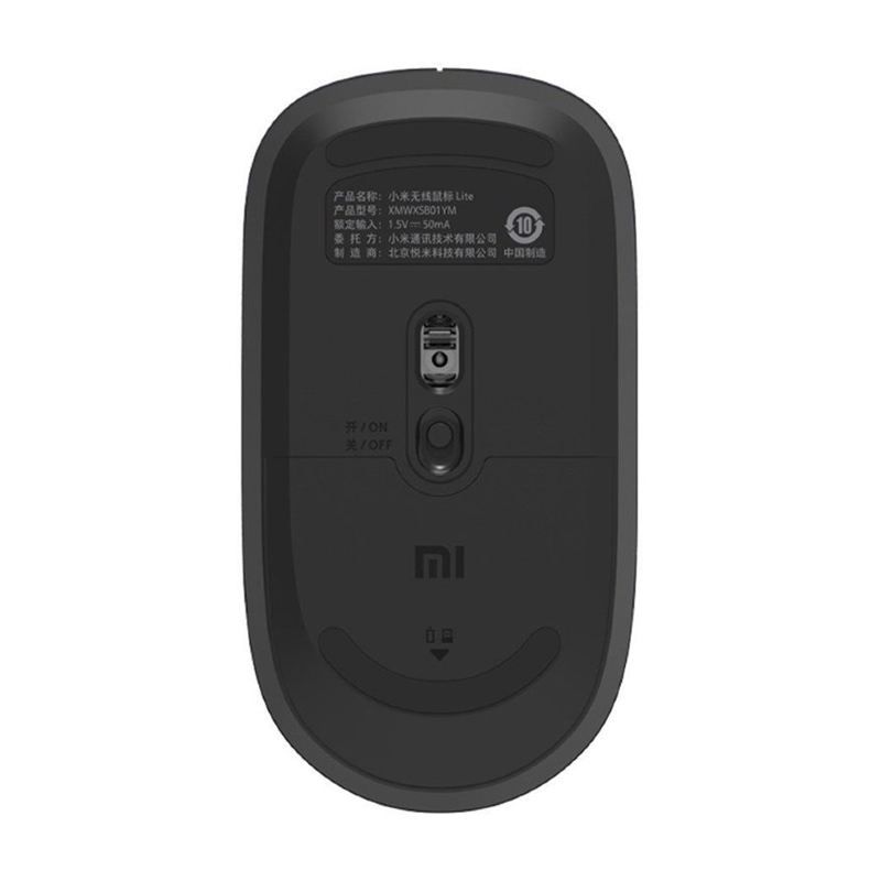 Мышь беспроводная Xiaomi Mouse Lite, чёрный - 4