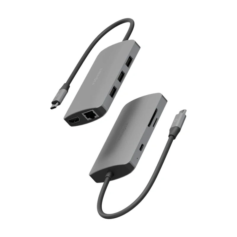 Адаптер-разветвитель для компьютера Energea AluHub HD Pro 2 (8в1) - 3