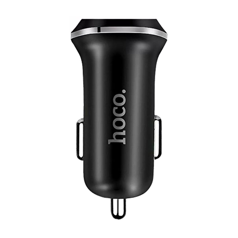 Автомобильное зарядное устройство + кабель Micro Hoco Z1 10 Вт, чёрный - 1