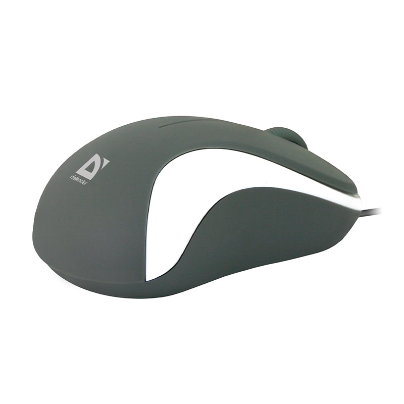 Мышь проводная Defender Acura MS-970, серый с белым - 3