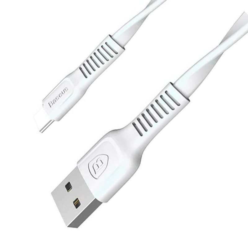 Дата-кабель Baseus Tough Series Micro 1 м, белый - 1