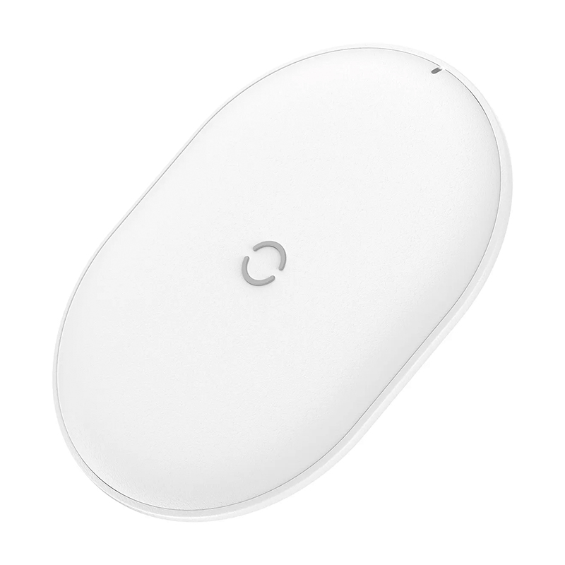 Беспроводное зарядное устройство Baseus Cobble Wireless Charger 15 Вт, белый - 2