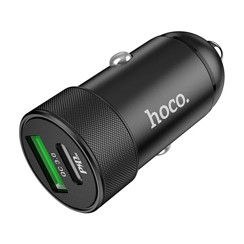 Автомобильное зарядное устройство Hoco Z32B 27 Вт, чёрный - 2