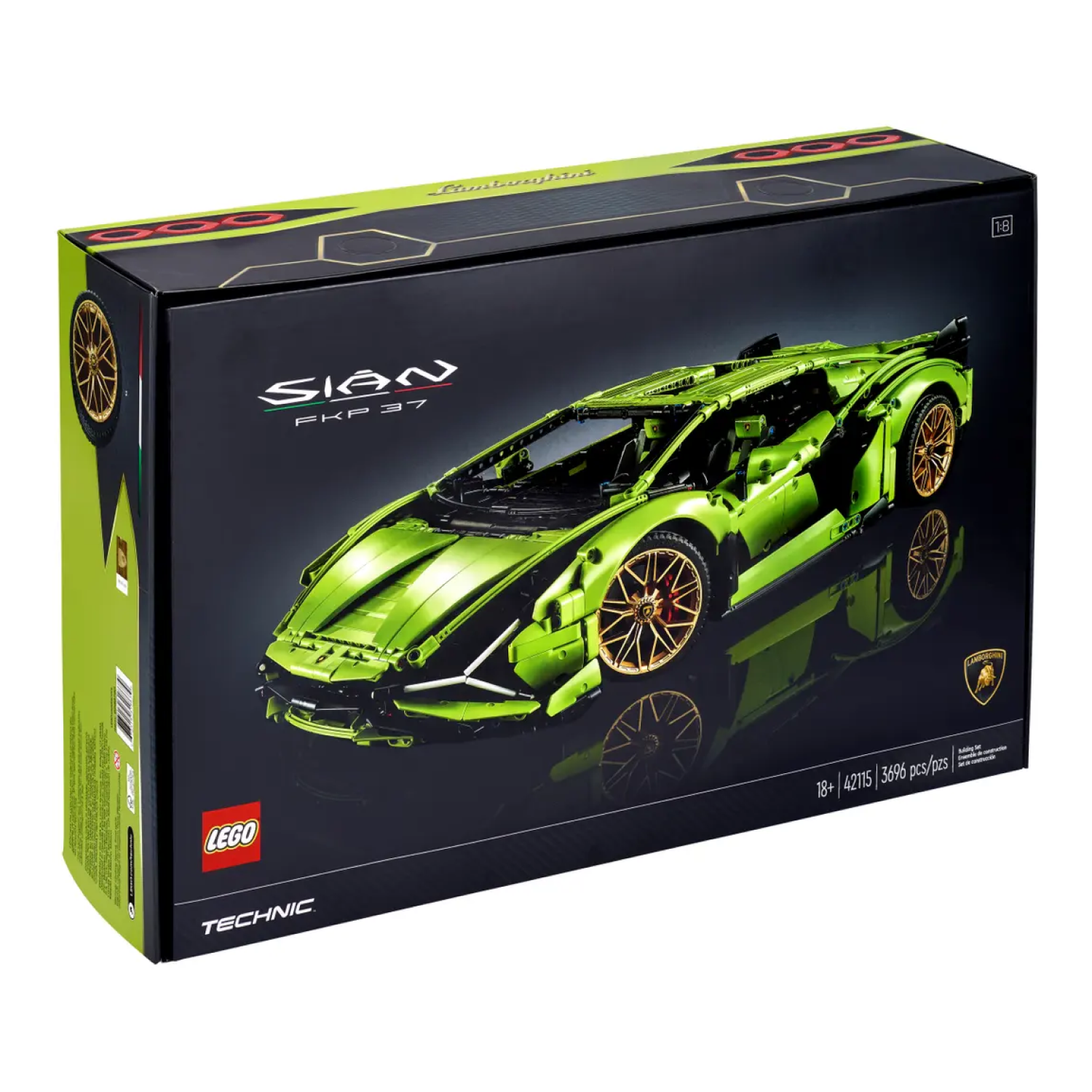 Конструктор LEGO Technic Lamborghini Sian FKP 37, 3696 шт - 1