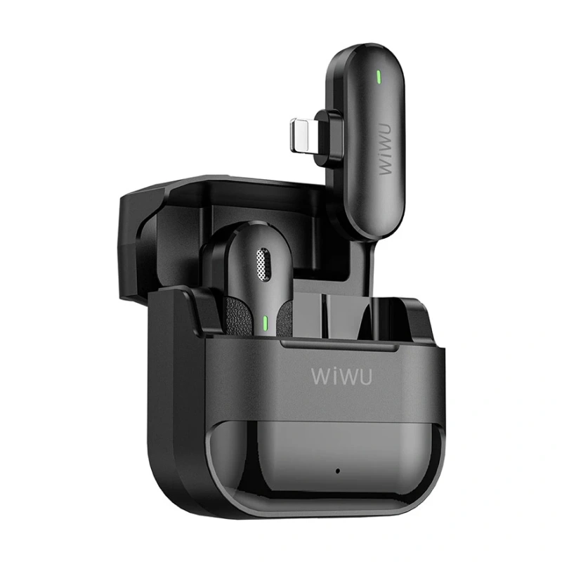 Микрофон петличный WIWU Microphone Wireless Mini (Lightning) - 2