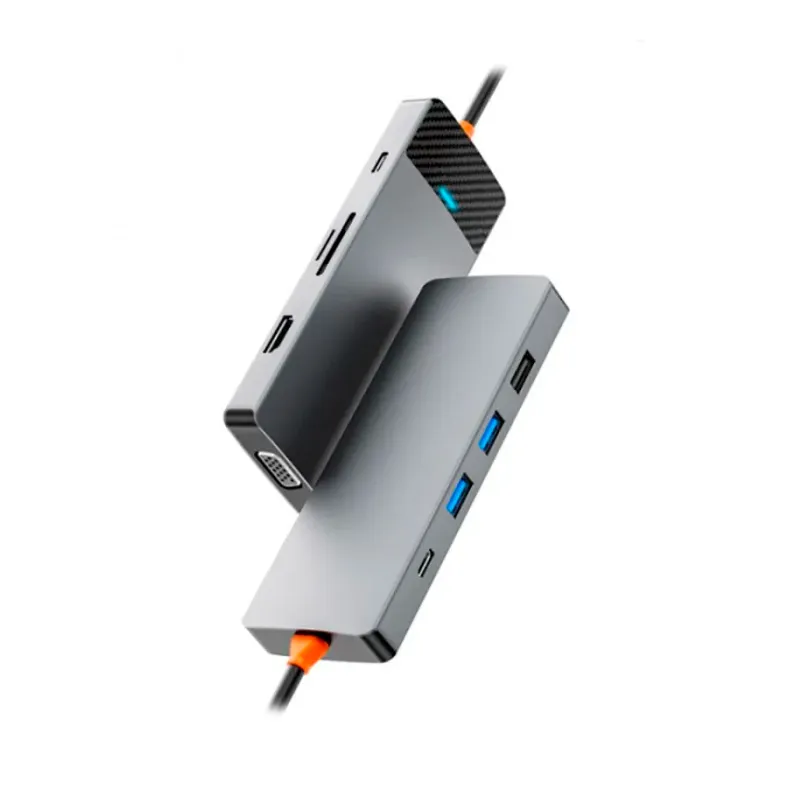 Адаптер-разветвитель для компьютера WIWU Linker A921HV (9в1) - 2