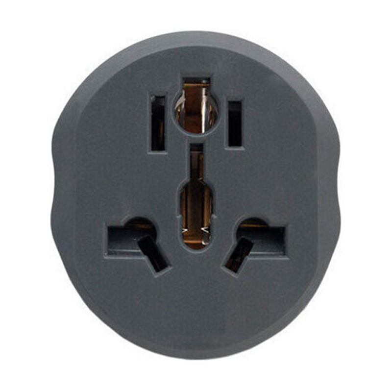 Переходник сетевой (Euro вилка to Универсальный), белый - 1