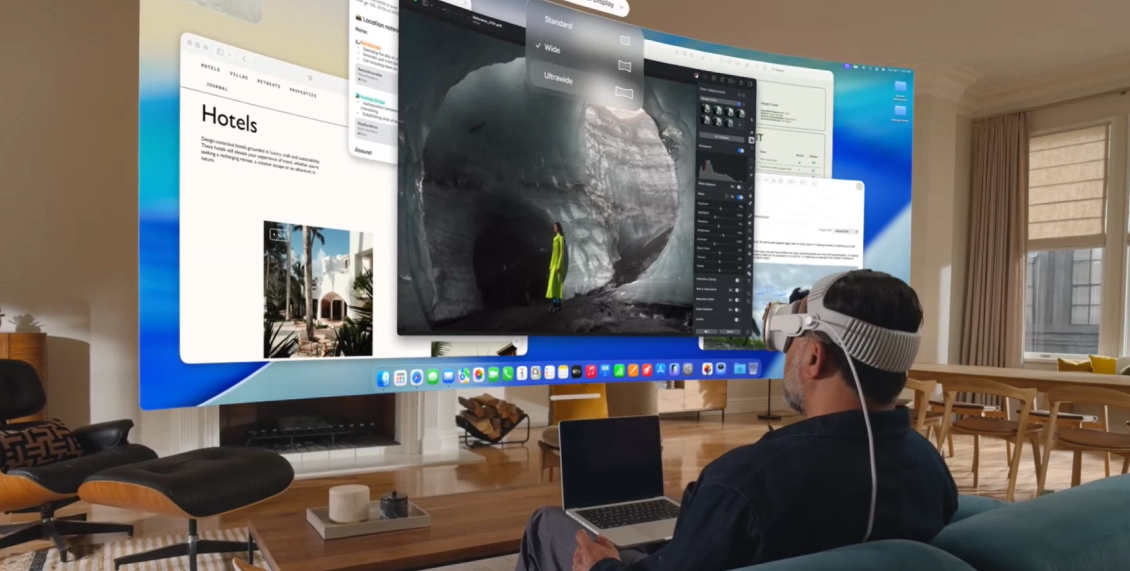 Очки смешанной реальности Apple Vision Pro (2025) M5 1 ТБ серый Очки смешанной реальности Apple Vision Pro (2025) M5 1 ТБ серый - 7