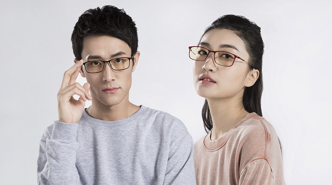 Компьютерные очки Xiaomi Mijia Anti-Blue Light Glasses красный - 1