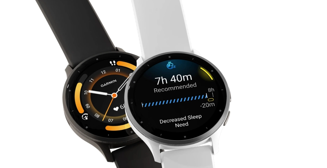 Умные часы Garmin Venu 3 чёрный (чёрный ремешок) - 1