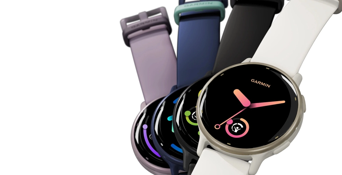 Умные часы Garmin Vivoactive 6 тёмно-серый (чёрный ремешок) - 1