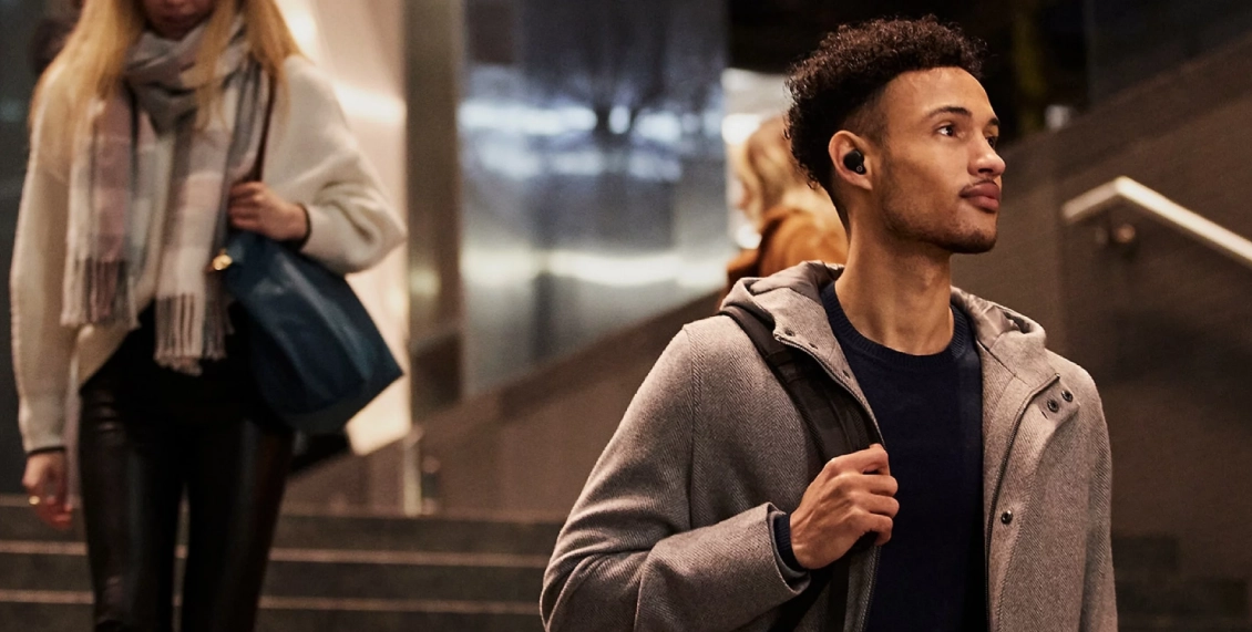 Беспроводные наушники Sony WF-1000XM5 серебристый - 1