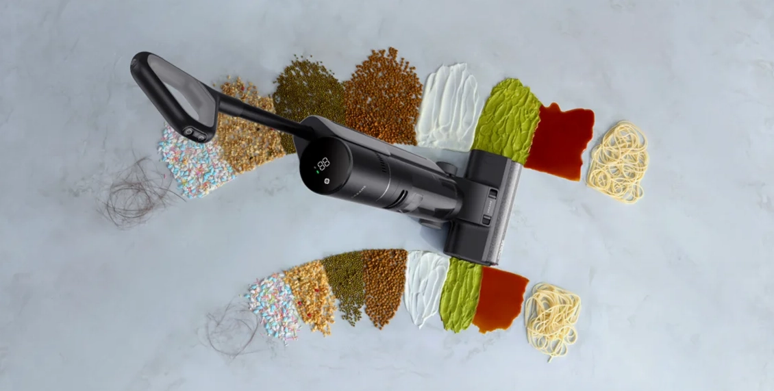 Моющий беспроводной пылесос Xiaomi Dreame G10 Pro чёрный с серым - 1