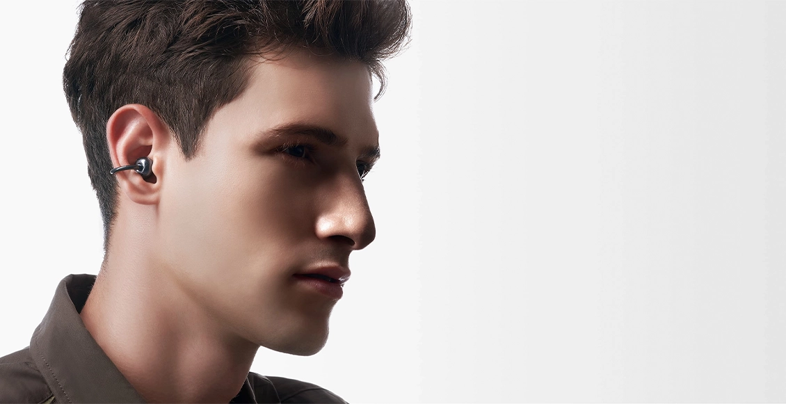 Беспроводные наушники Honor Choice Earbuds Clip фиолетовый  - 1