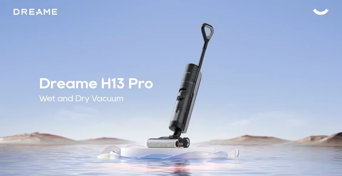 Моющий беспроводной пылесос Xiaomi Dreame H13 Pro чёрный  - 1