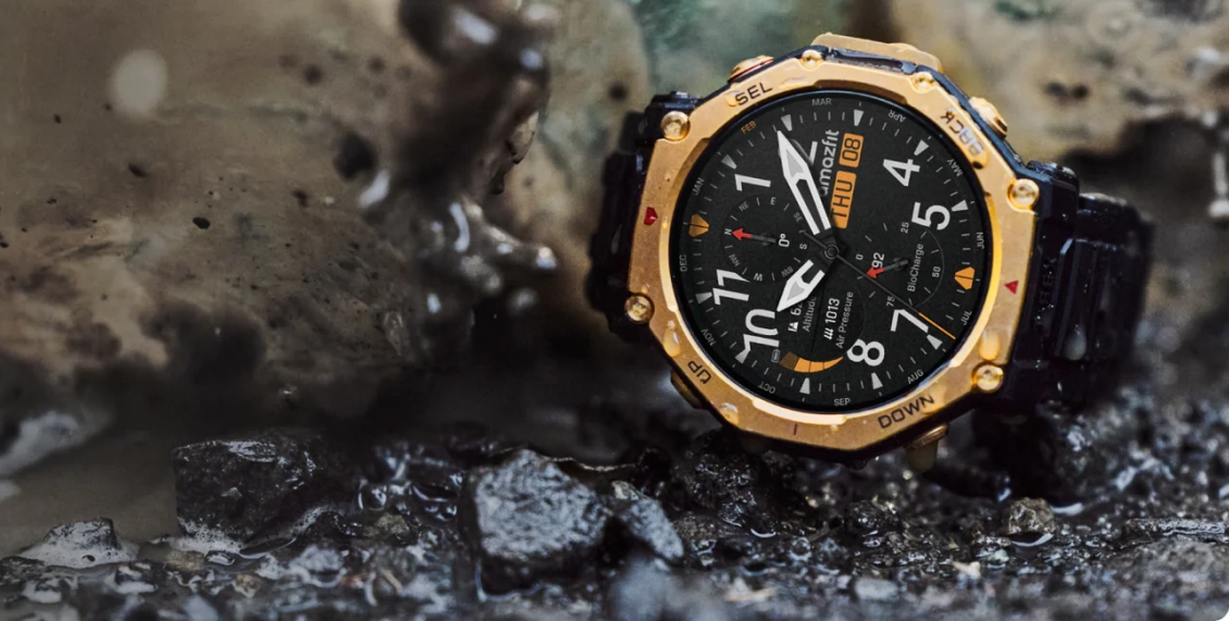 Умные часы Xiaomi Amazfit T-Rex 3 Pro 48mm чёрный  - 1