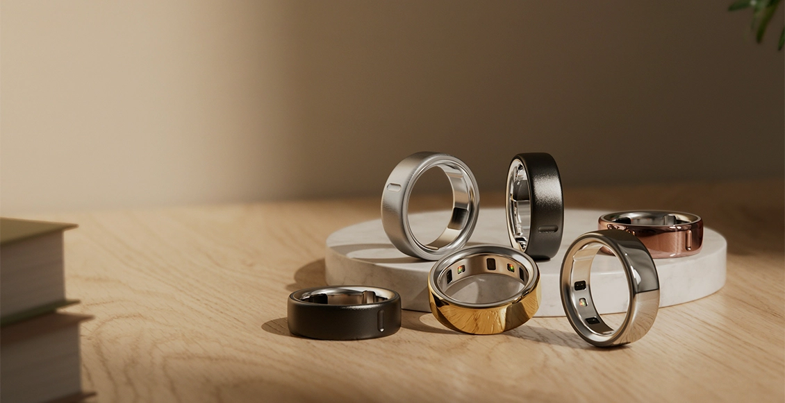 Умное кольцо Oura Ring 4 серебристый матовый (размер 9 (19mm)) - 1