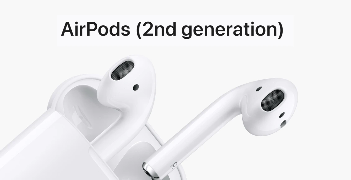Беспроводные наушники Apple AirPods 2 с зарядным футляром мятный матовый  - 1