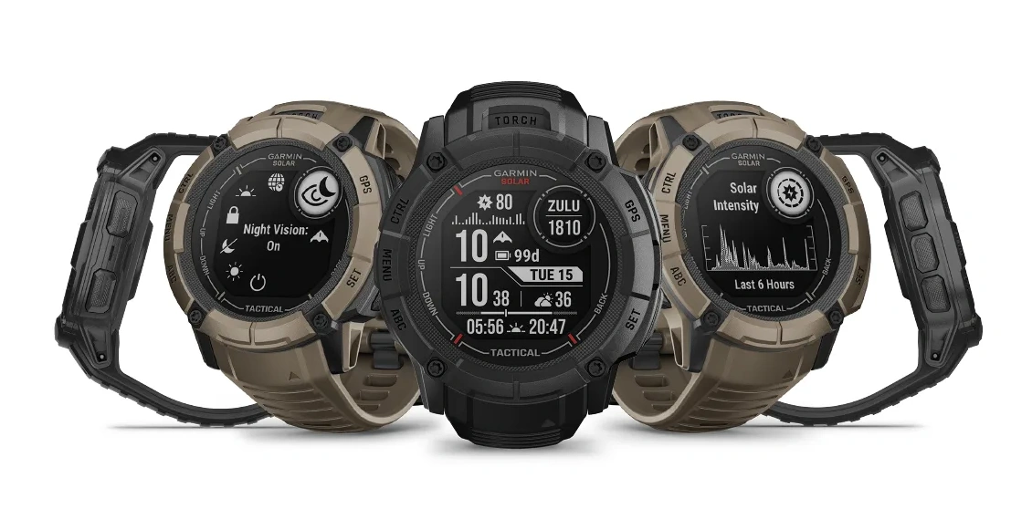 Умные часы Garmin Instinct 2x Solar Tactical коричневый (коричневый ремешок) - 1