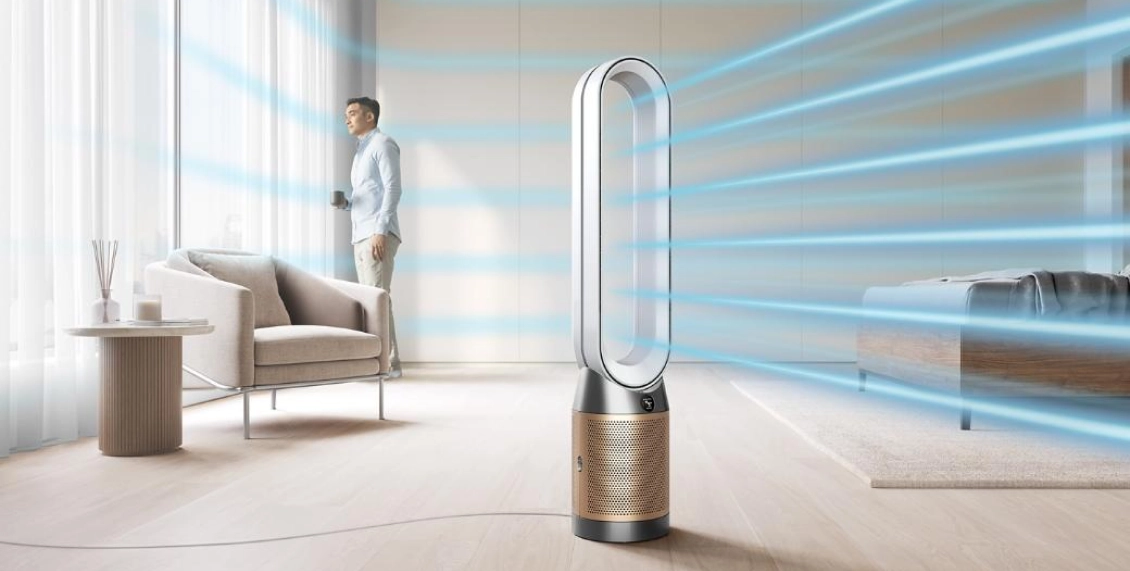Очиститель воздуха Dyson Purifier Cool PC2 De-Nox TP12 никель, золотой Очиститель воздуха Dyson Purifier Cool PC2 De-Nox TP12 никель, золотой - 1