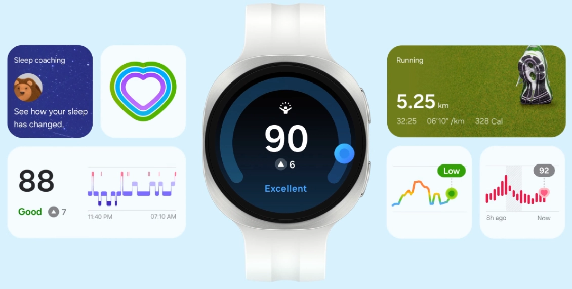 Умные часы Samsung Galaxy Watch 9 44mm (Bluetooth, Wi-Fi) графит Умные часы Samsung Galaxy Watch 9 44mm (Bluetooth, Wi-Fi) графит - 9