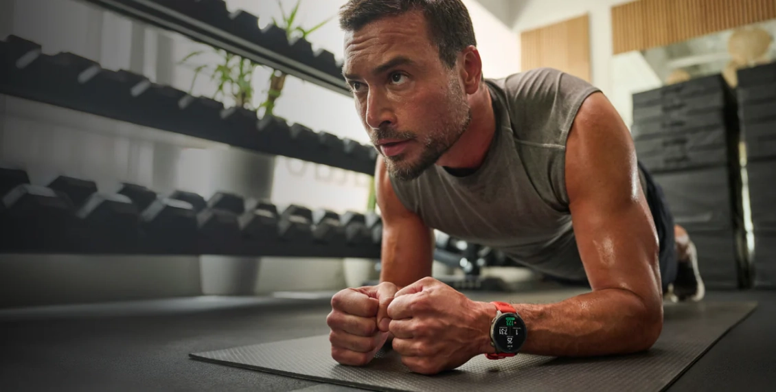 Умные часы Xiaomi Amazfit Balance 2 серый (чёрный ремешок) - 1