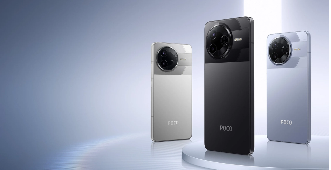 Смартфон Xiaomi Poco F7 Pro 12/256 ГБ голубой (2sim)  - 1