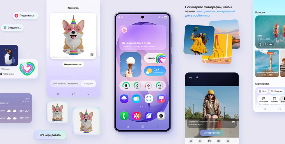 Смартфон Samsung Galaxy S26 12/256 ГБ белый (2sim + eSim) Смартфон Samsung Galaxy S26 12/256 ГБ белый (2sim + eSim) - 5