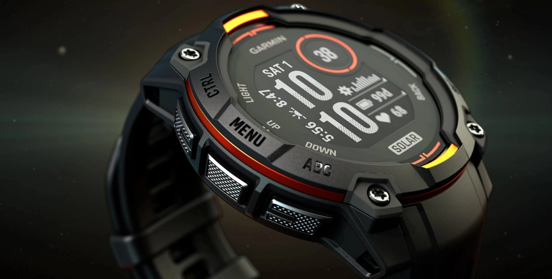 Умные часы Garmin Instinct 3 Solar Black 45mm чёрный (чёрный ремешок) Умные часы Garmin Instinct 3 Solar Black 45mm чёрный (чёрный ремешок) - 1