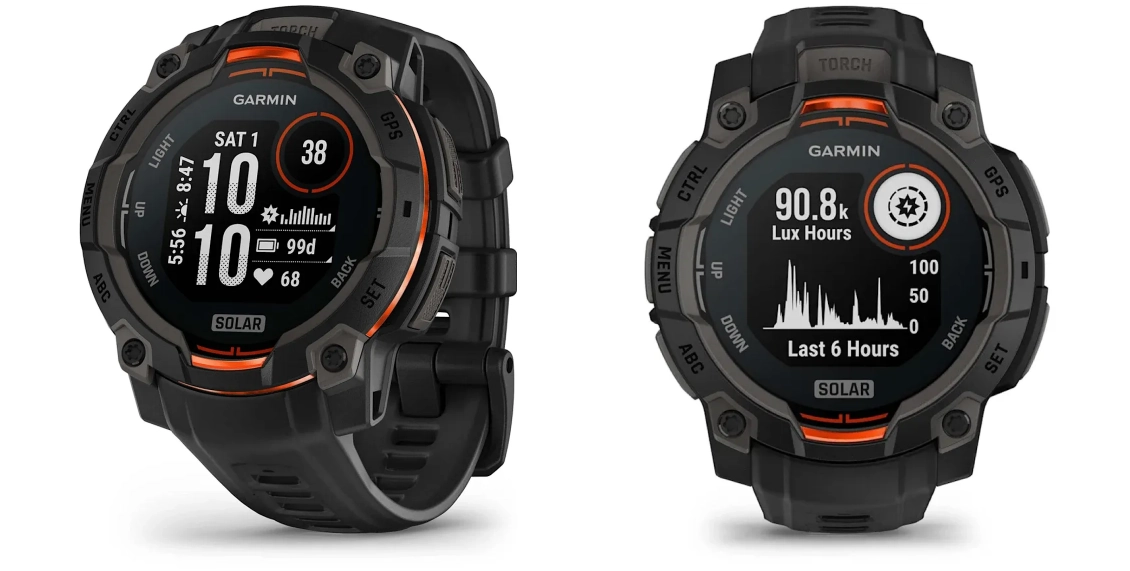Умные часы Garmin Instinct 3 Solar Black 45mm чёрный (чёрный ремешок) Умные часы Garmin Instinct 3 Solar Black 45mm чёрный (чёрный ремешок) - 7
