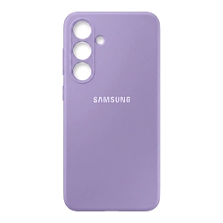Клип-кейс (накладка) для Samsung Galaxy S24 / S25 силикон, лавандовый