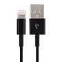 Дата-кабель CM  Lightning 1.5 м, чёрный