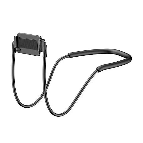 Держатель-подставка Baseus New Neck-Mounted Lazy Bracket, чёрный - 1