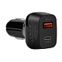 Автомобильное зарядное устройство Hoco Z15 18 Вт, чёрный