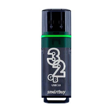 USB-флешка SmartBuy Glossy 32 ГБ, тёмно-серый - 1