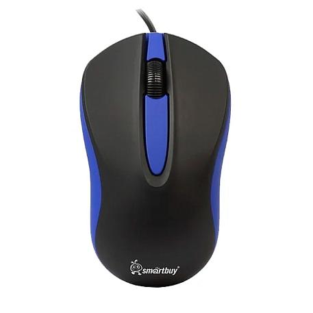 Мышь проводная SmartBuy One SBM-329-KB, чёрный с синим - 1